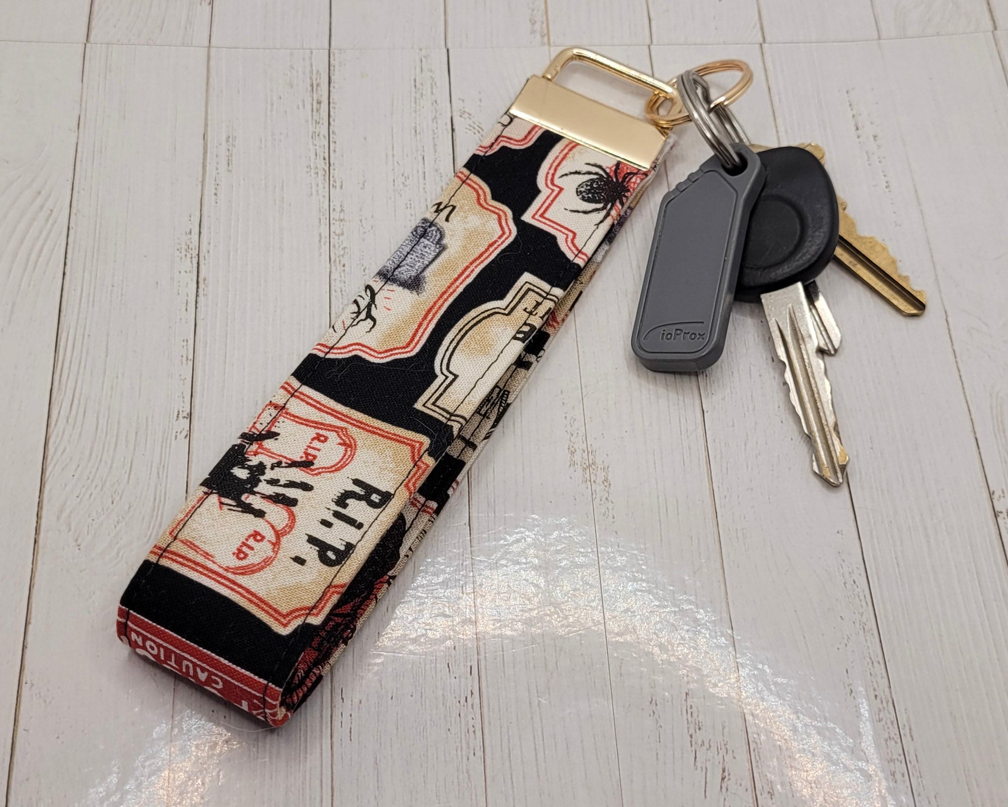 Nevermore Wristlet Key Strap