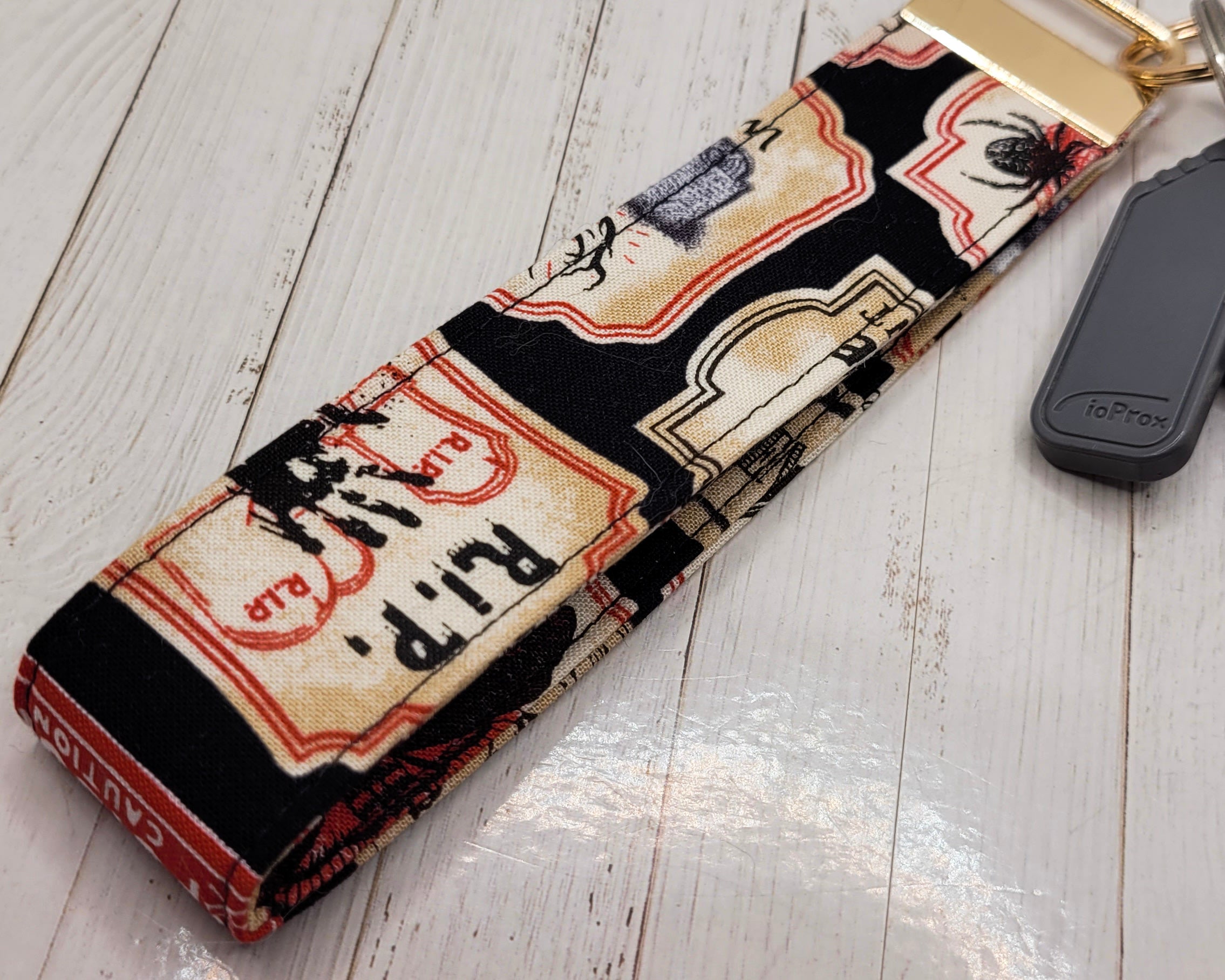 Nevermore Wristlet Key Strap