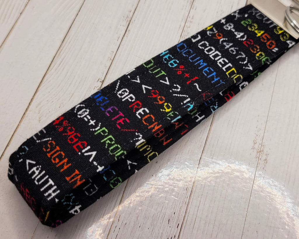 Coding Wristlet Key Strap