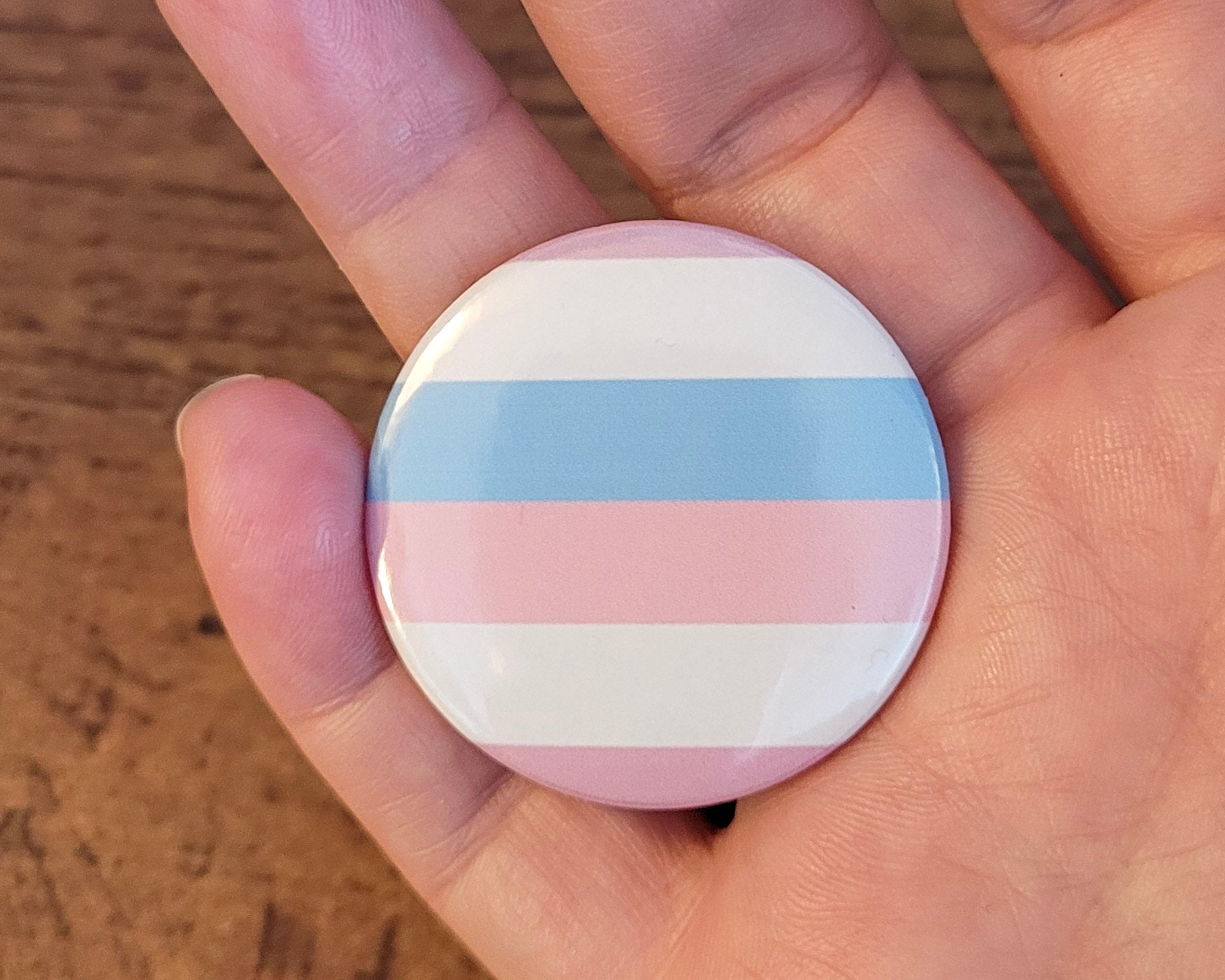 Bigender Flag Pinback Button