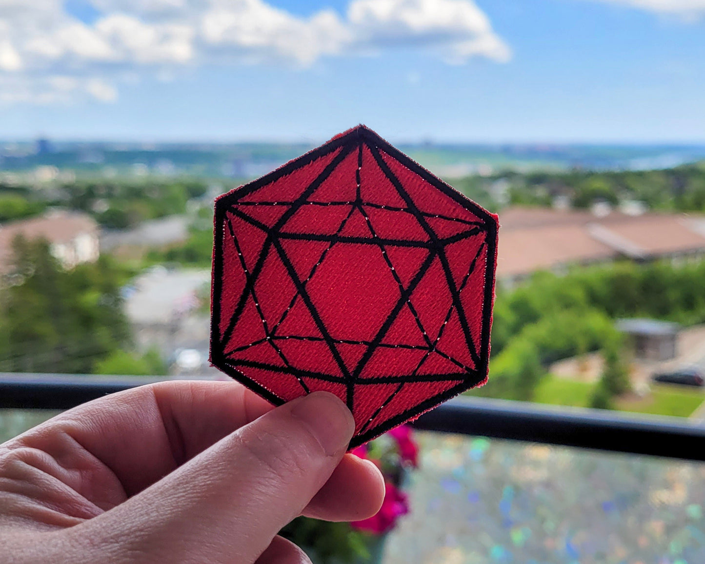 D20 Embroidered Patch