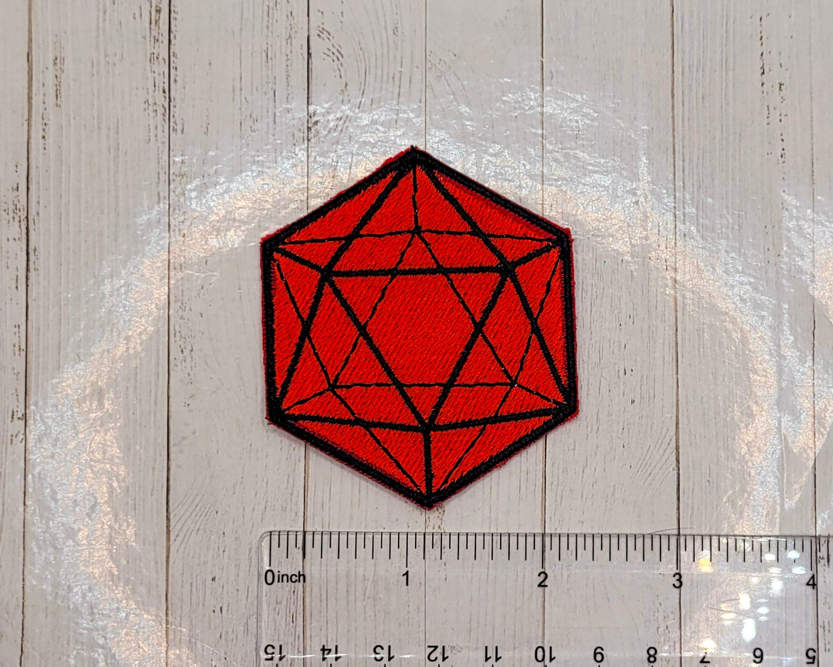 D20 Embroidered Patch
