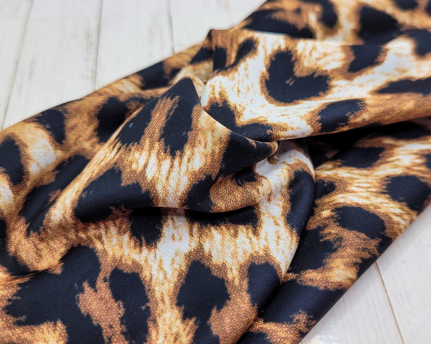 Cheetah Print Stretch Knit Headband