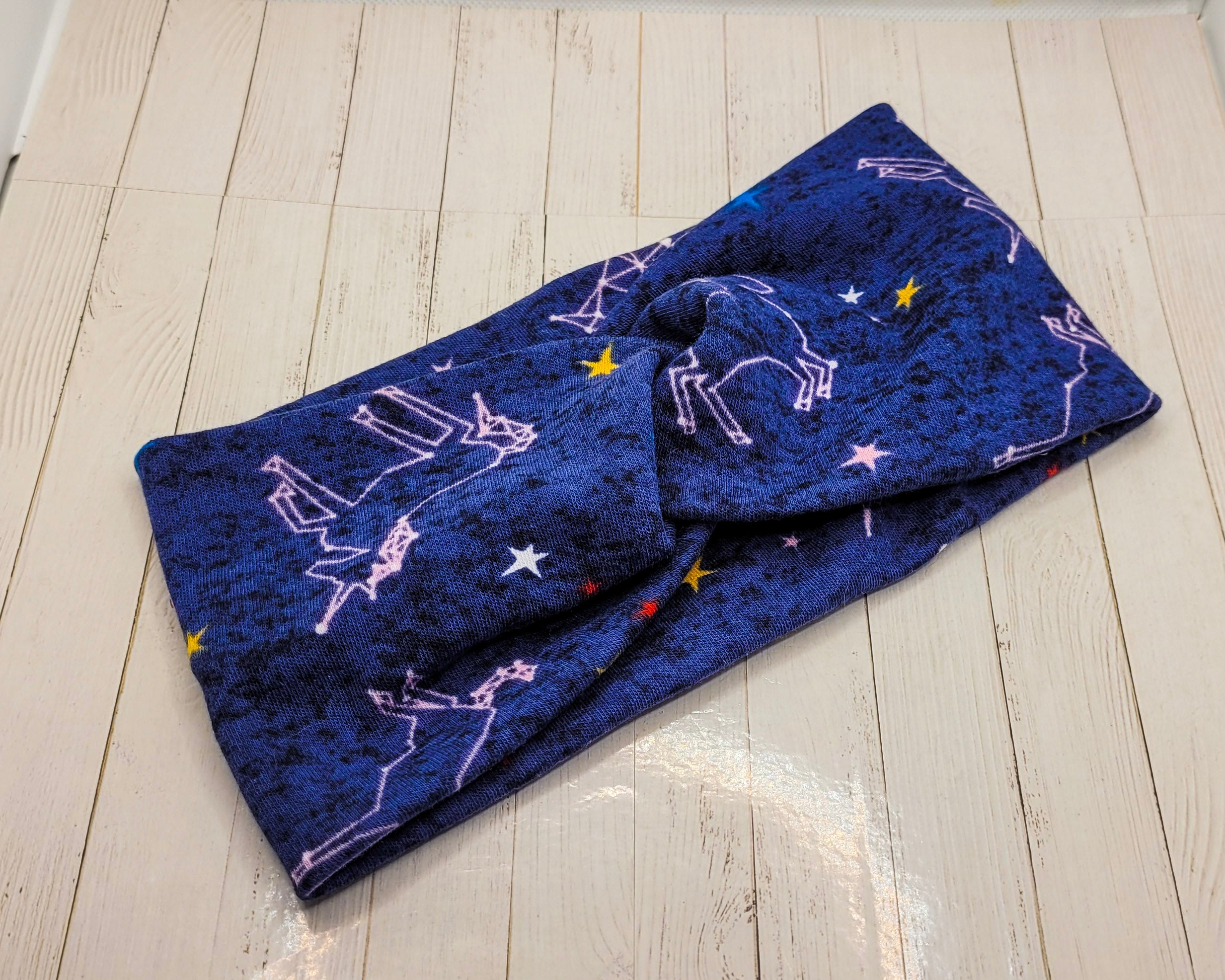 Unicorn Constellations Stretch Knit Headband