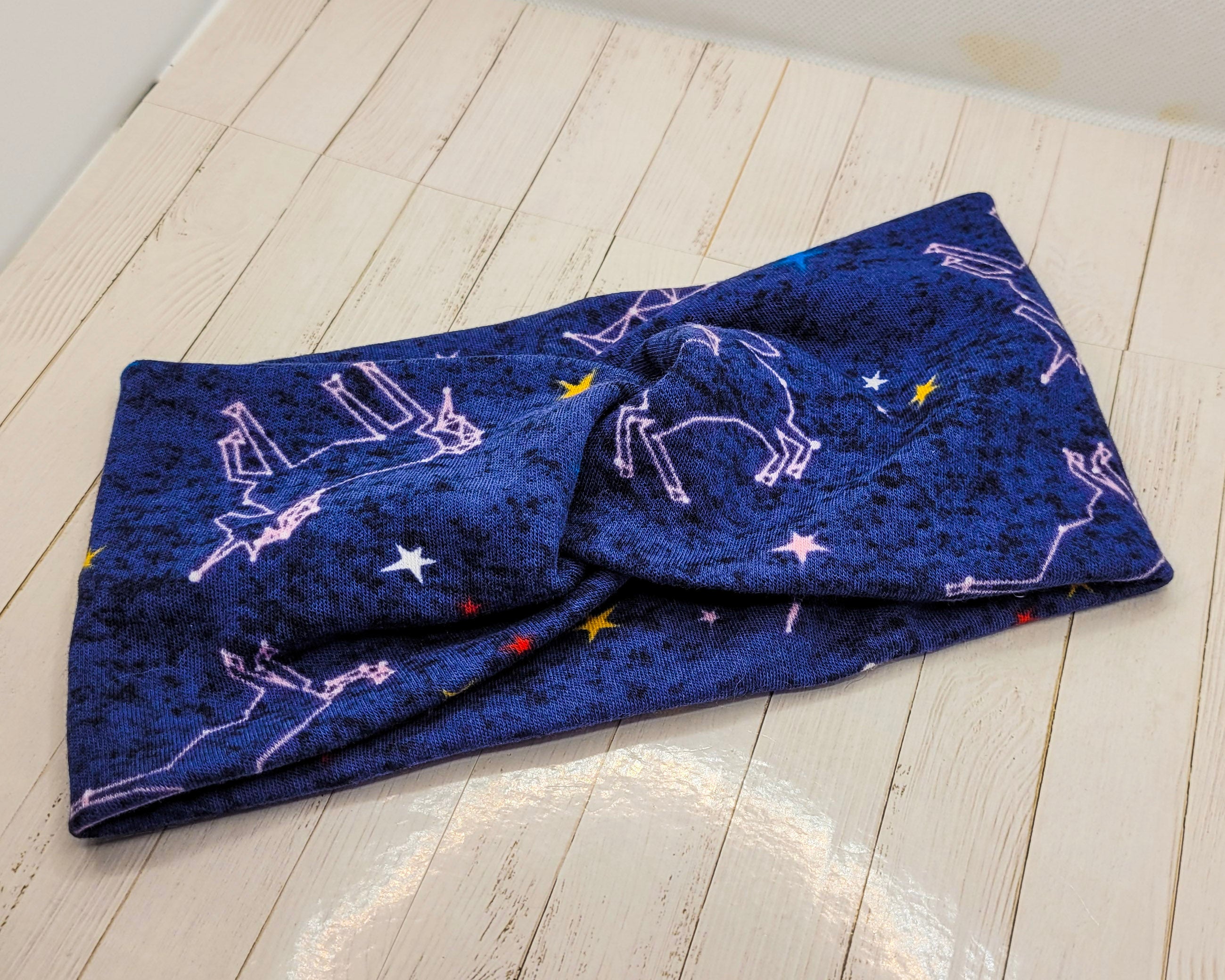 Unicorn Constellations Stretch Knit Headband