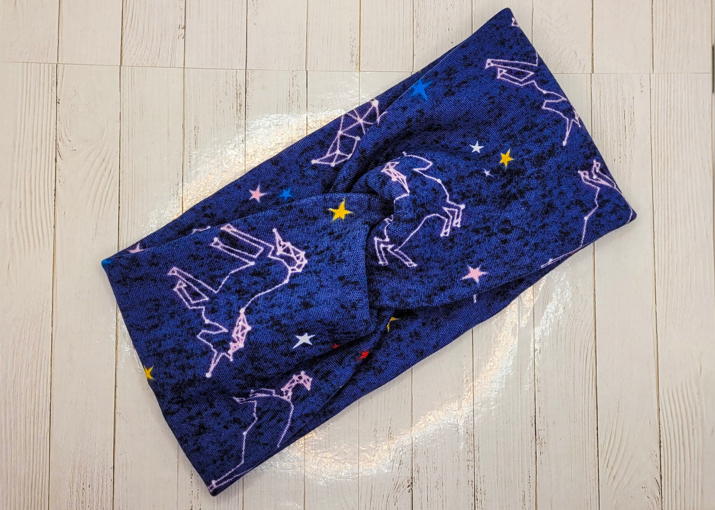 Unicorn Constellations Stretch Knit Headband