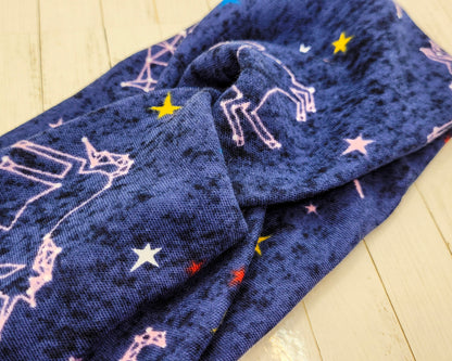 Unicorn Constellations Stretch Knit Headband