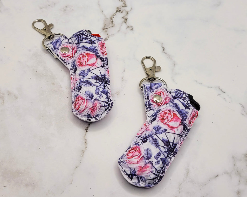 Roses & Spiderwebs Lighter Case