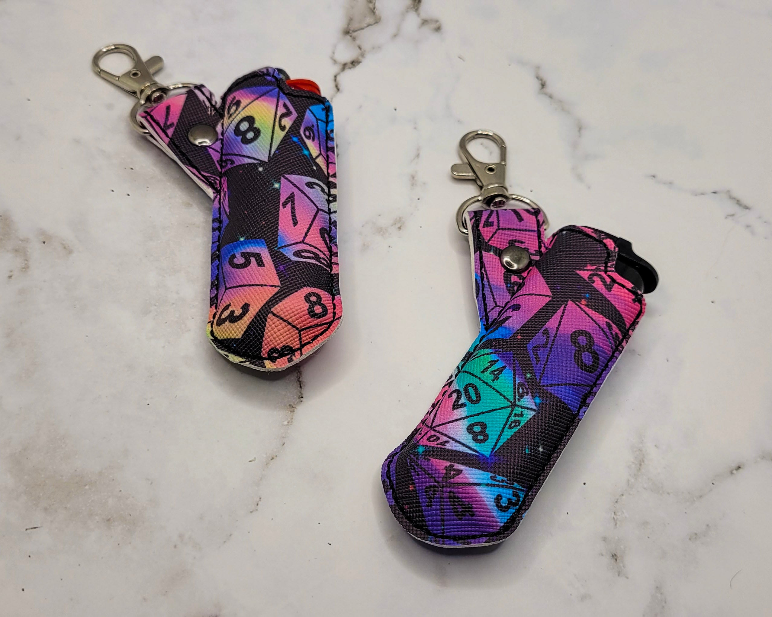 Rainbow RPG Dice Lighter Case