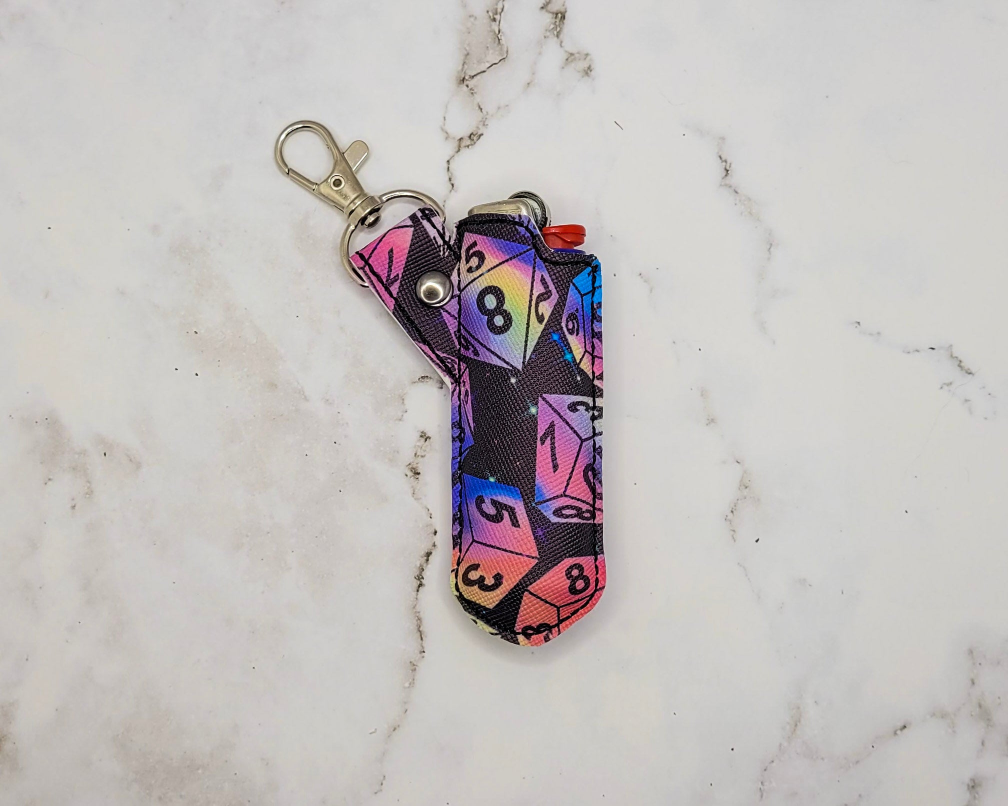 Rainbow RPG Dice Lighter Case