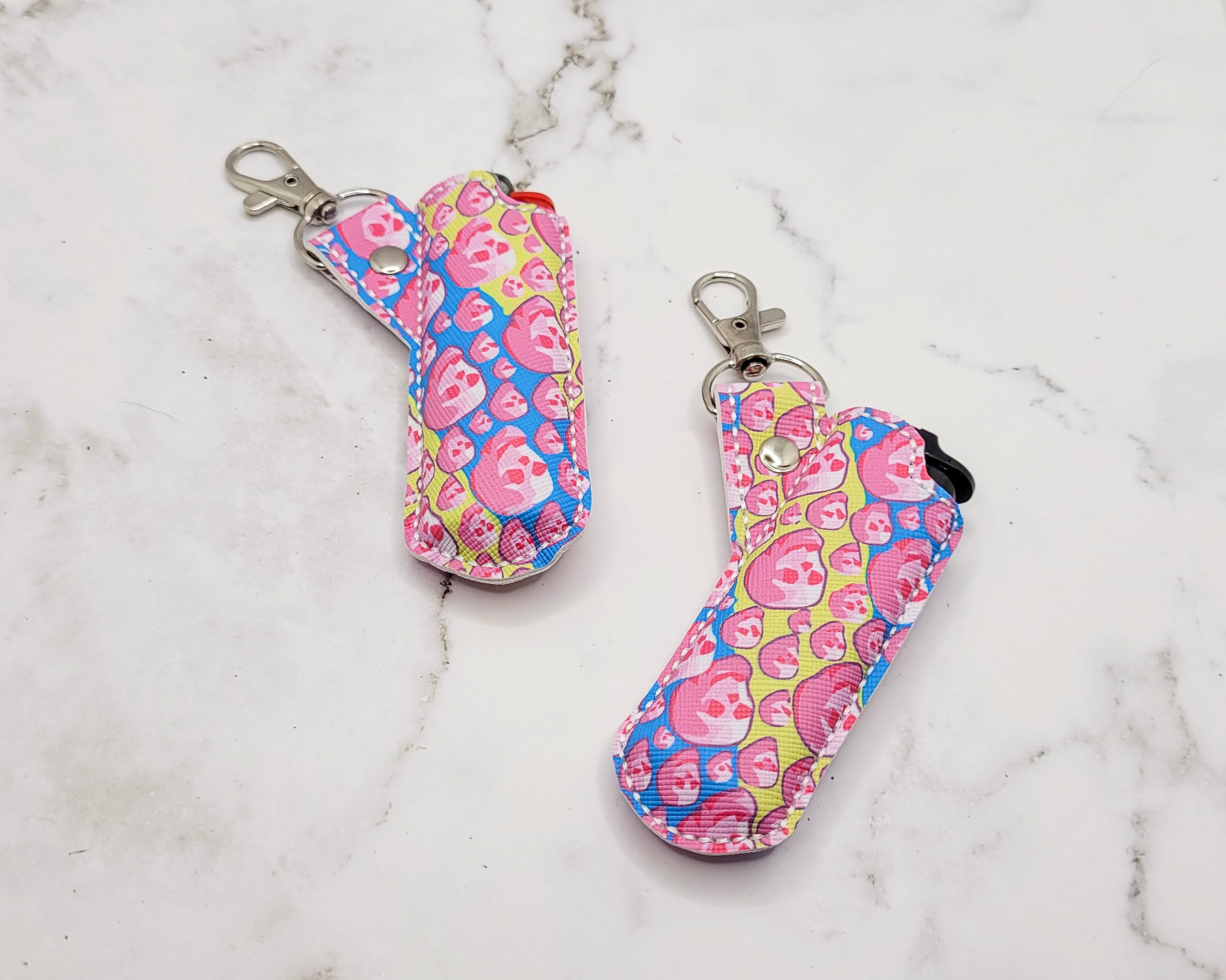 Pastel Skulls Lighter Case