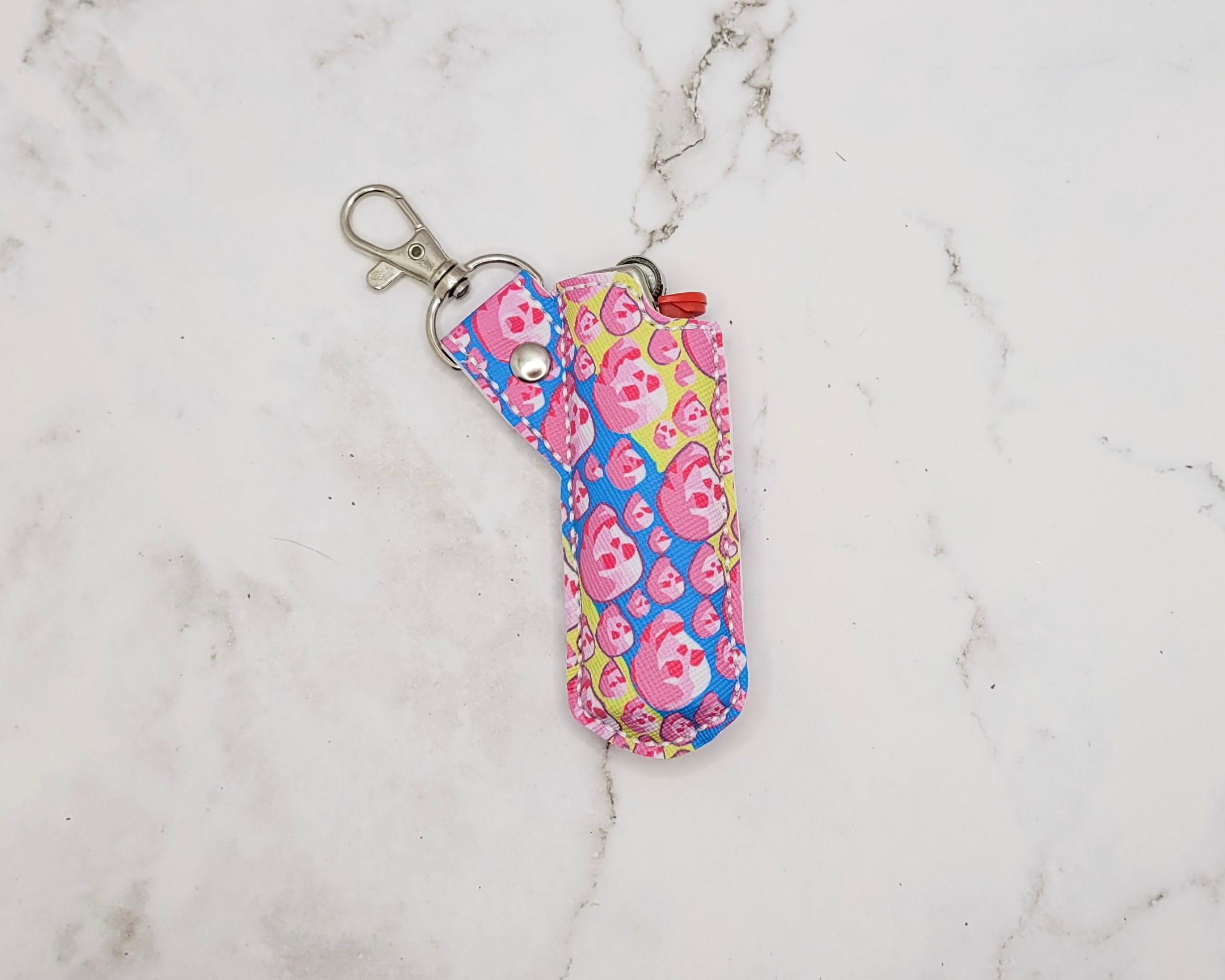 Pastel Skulls Lighter Case