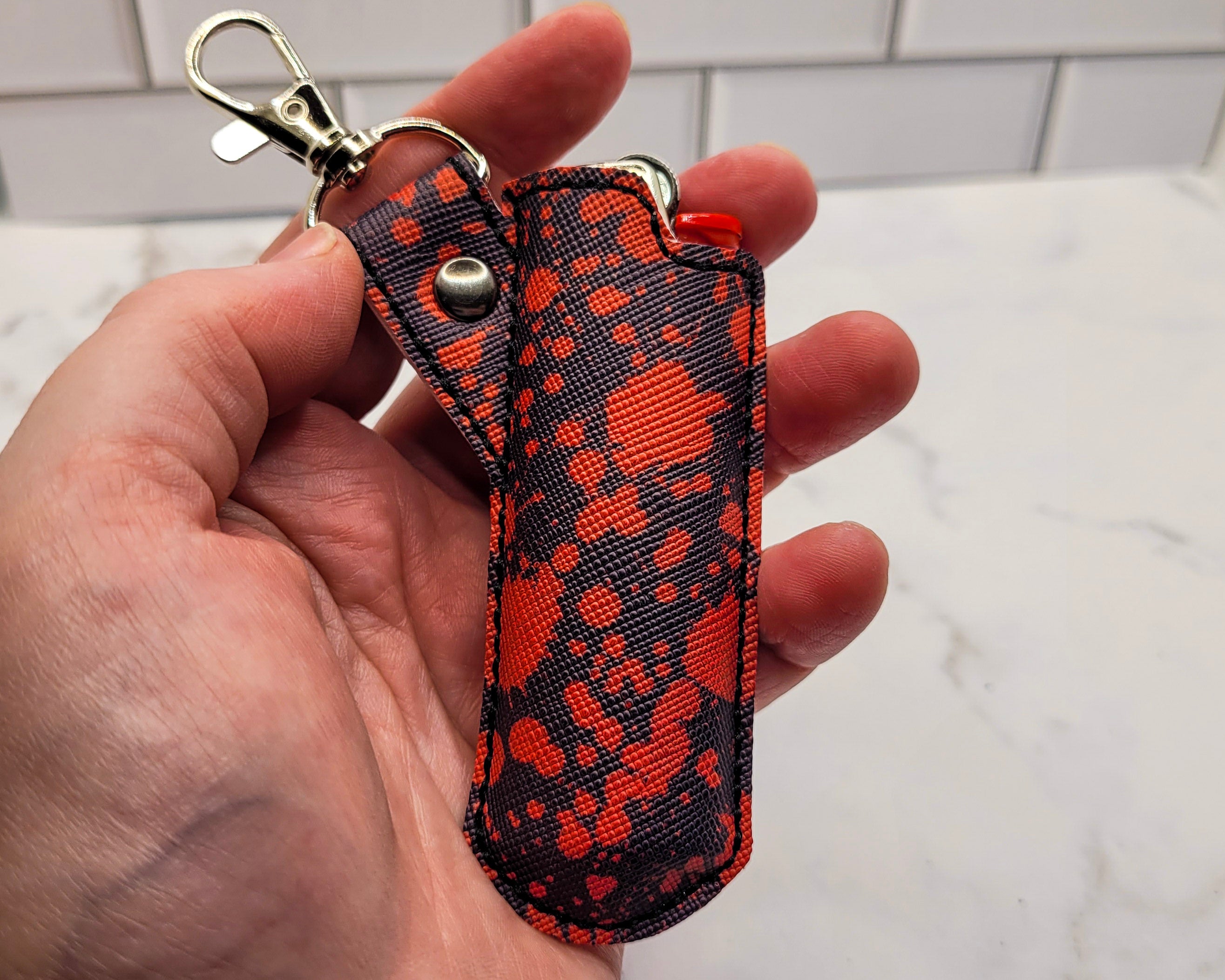 Blood Splatter Lighter Case