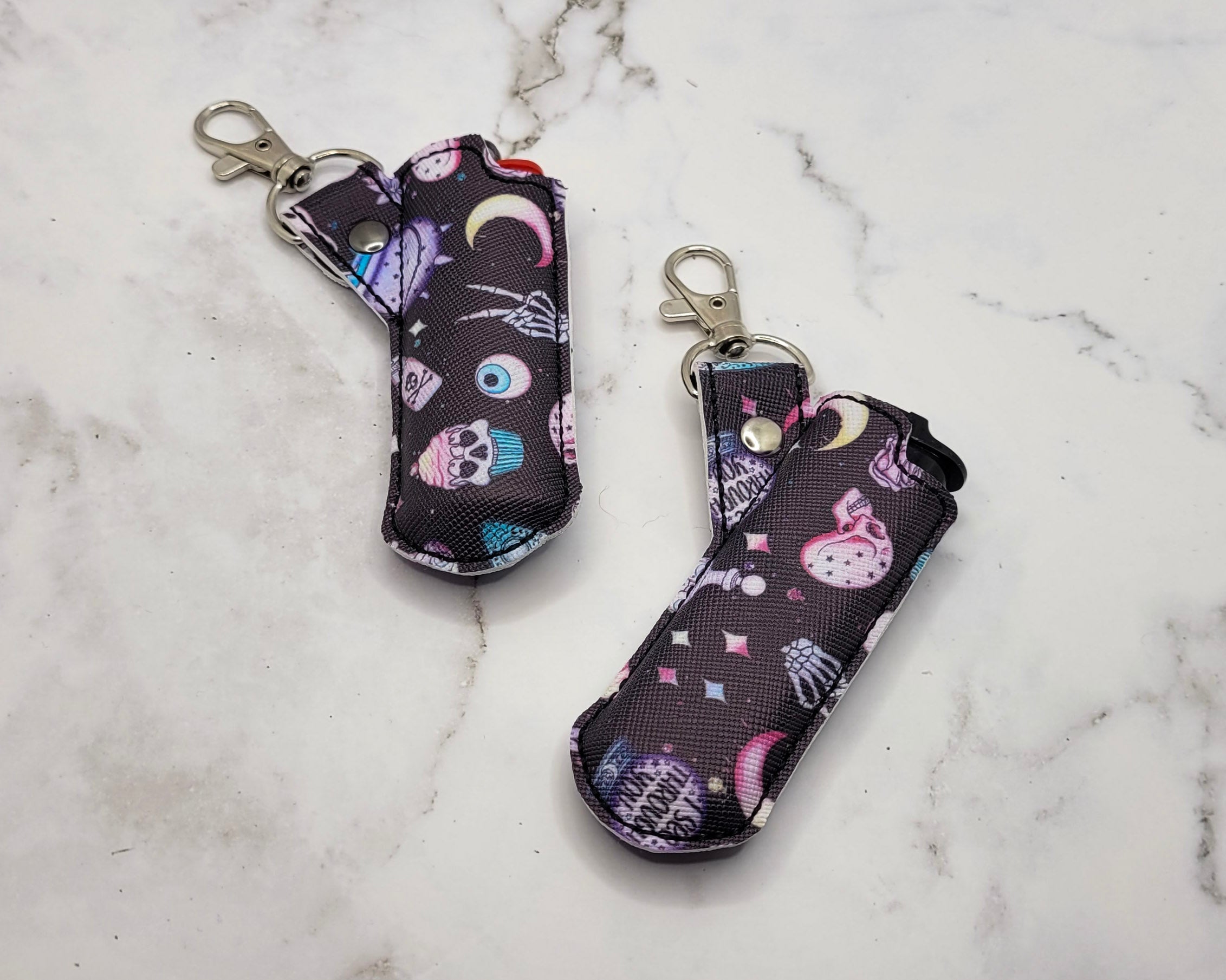Pastel Goth Black Lighter Case