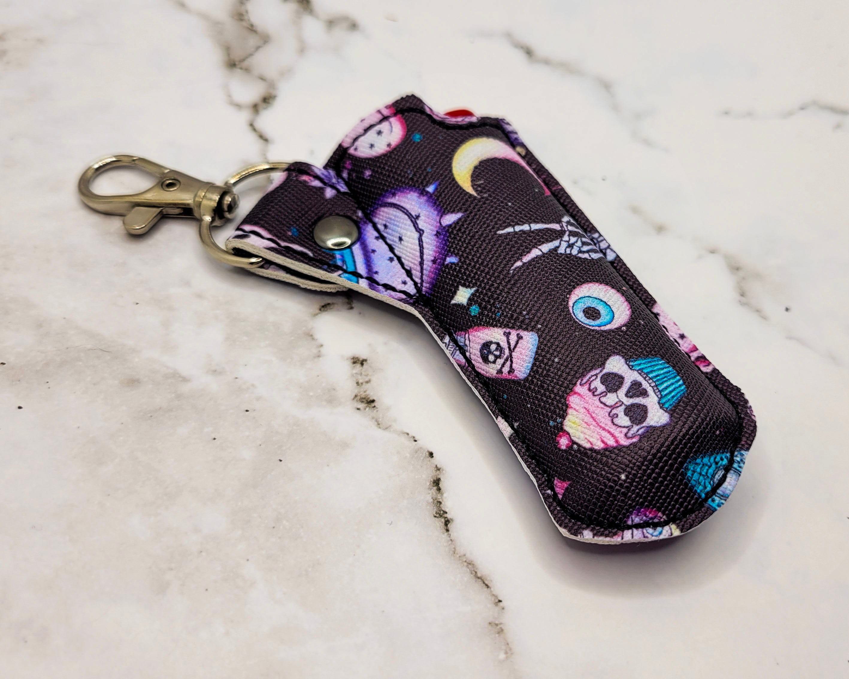 Pastel Goth Black Lighter Case
