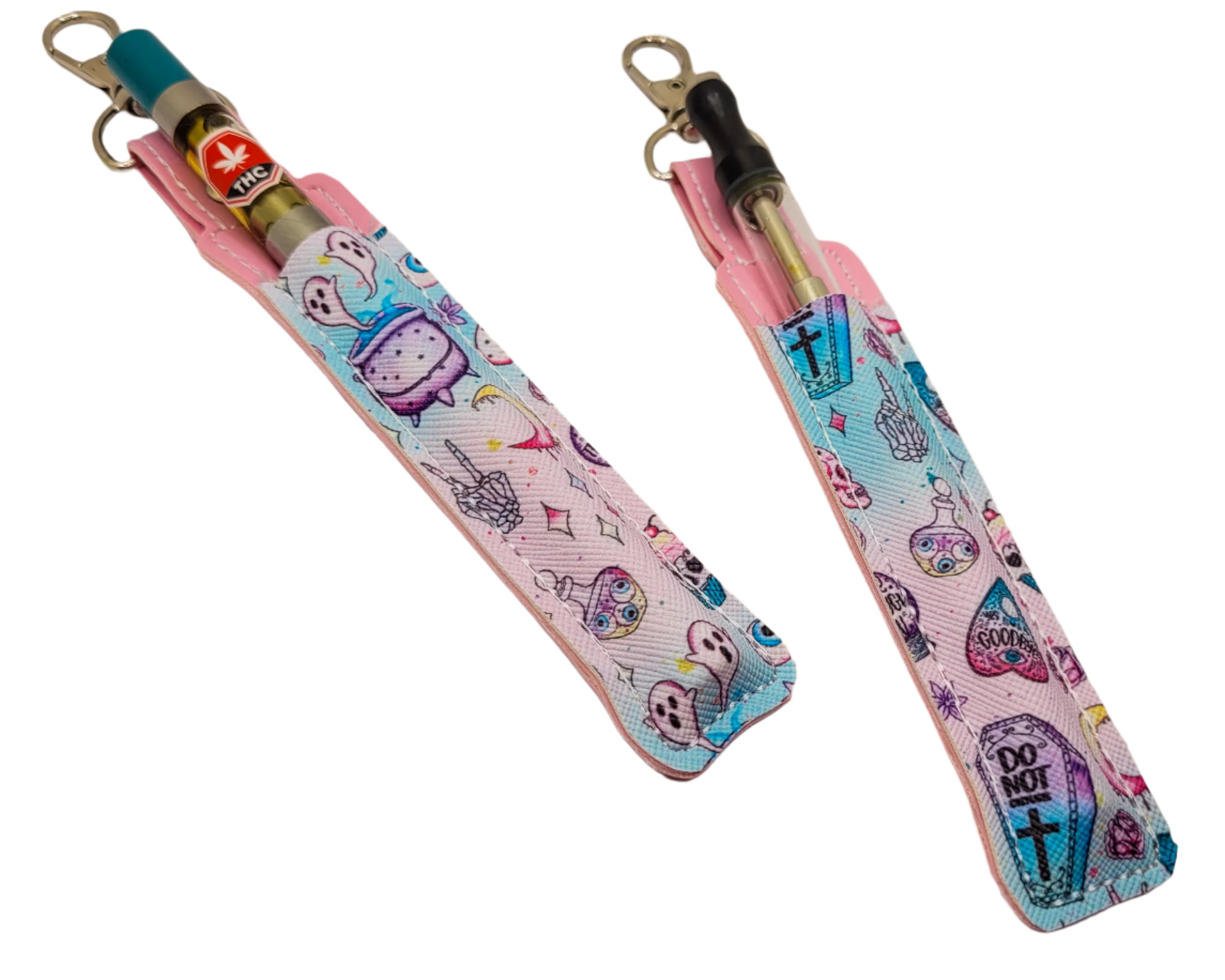 Pastel Goth Pink Pen Holder & Case