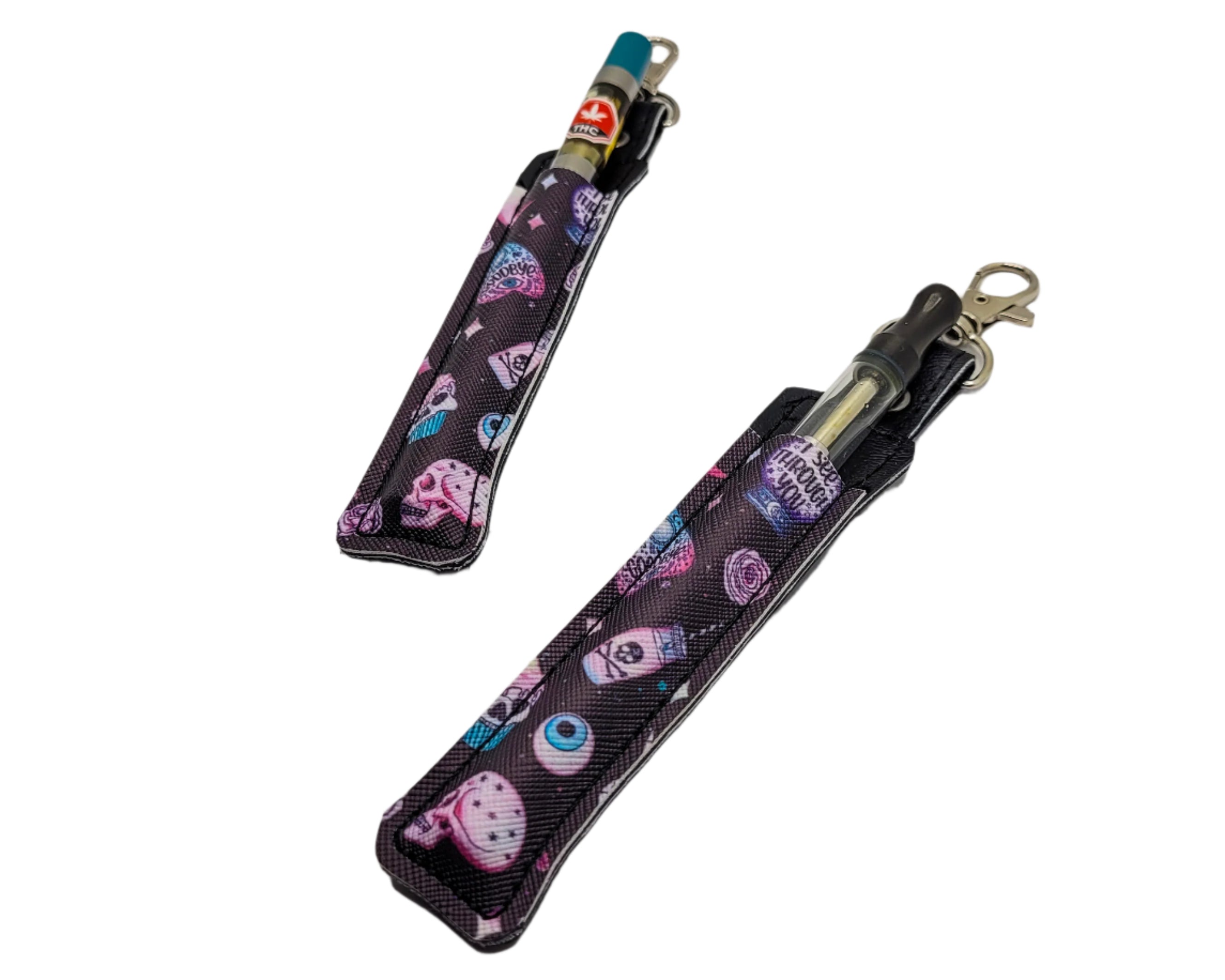 Pastel Goth Black Pen Holder & Case