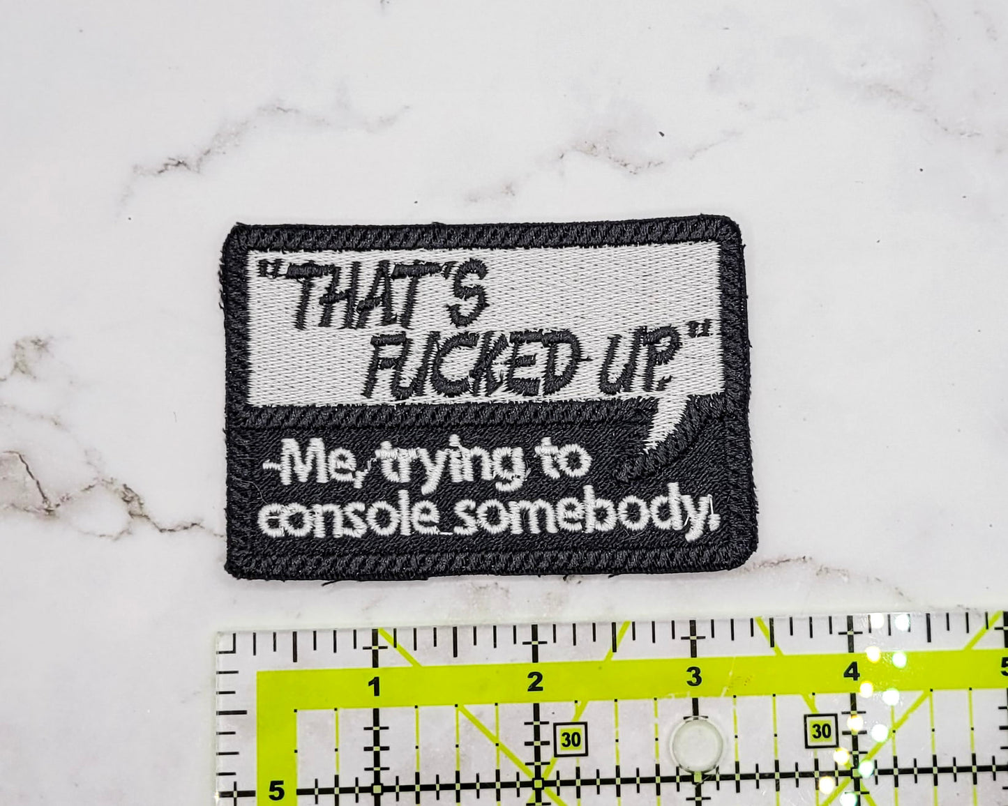 That's Fucked Up Embroidered Patch