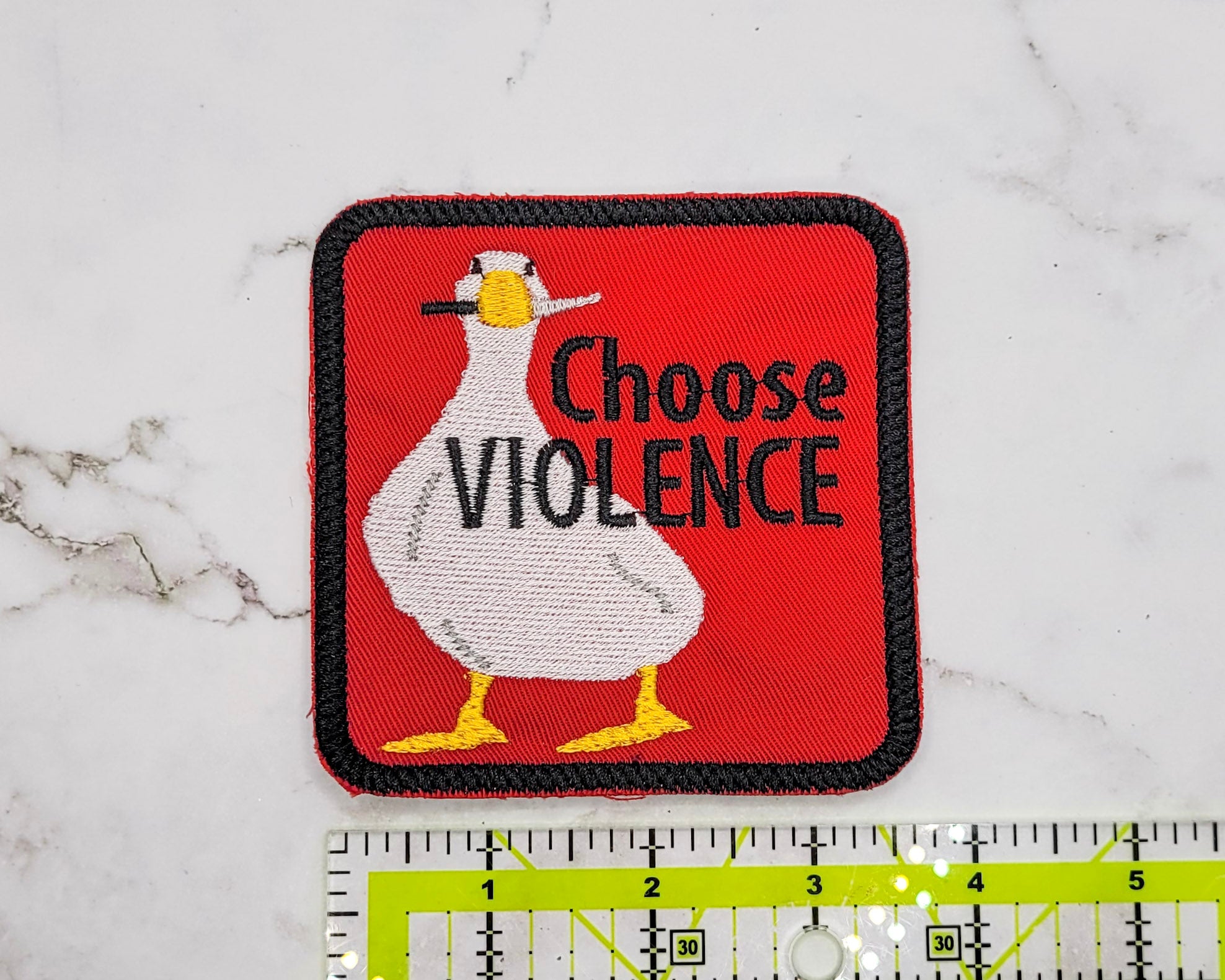 Choose Violence Embroidered Patch