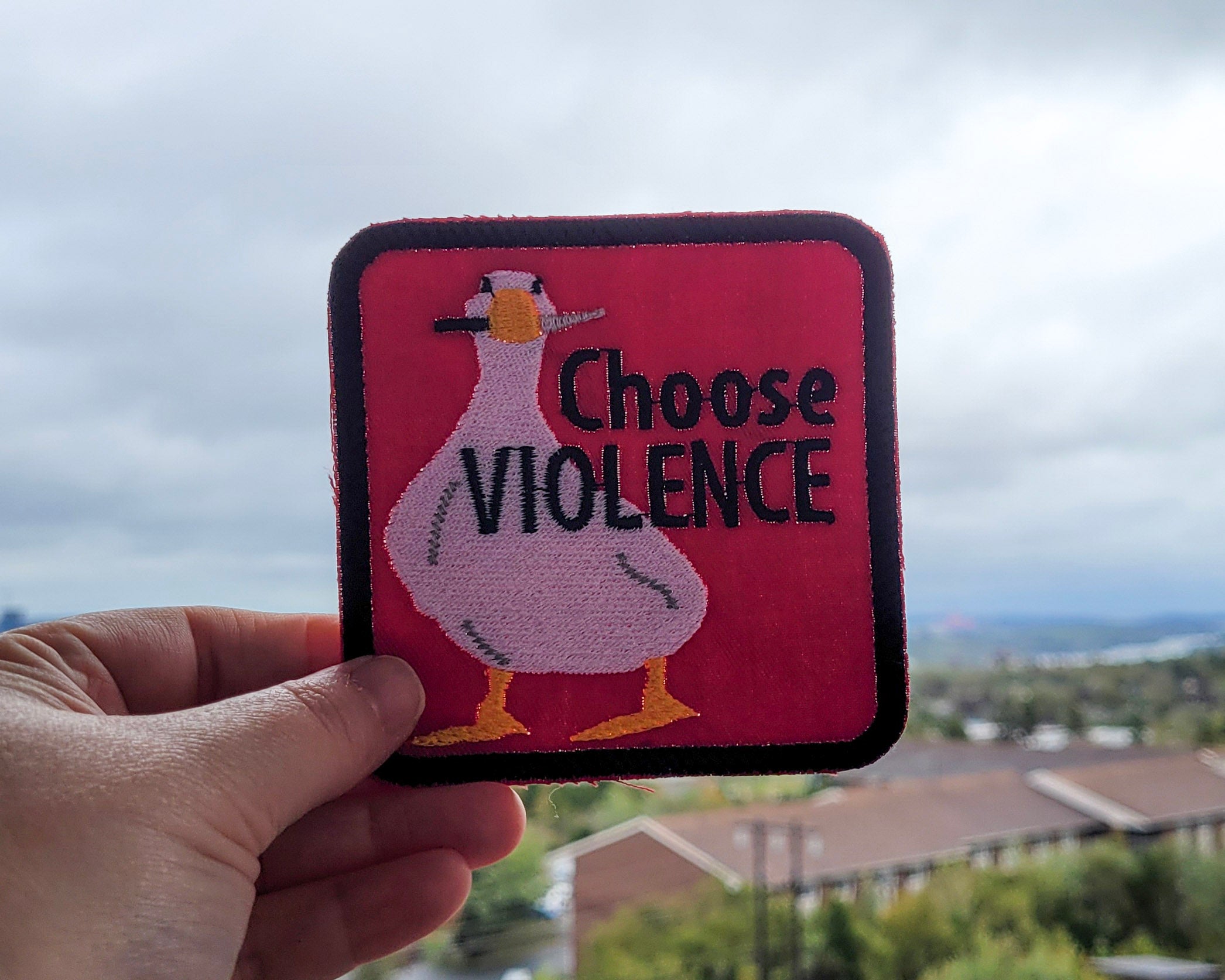 Choose Violence Embroidered Patch