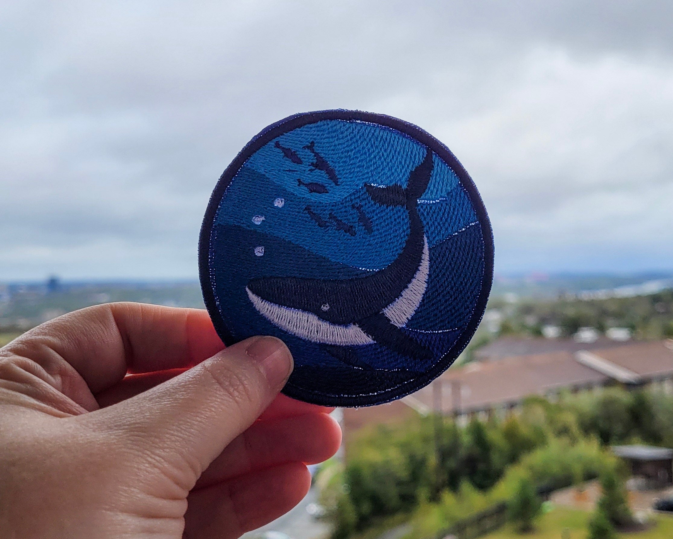 Patch de baleine bleue