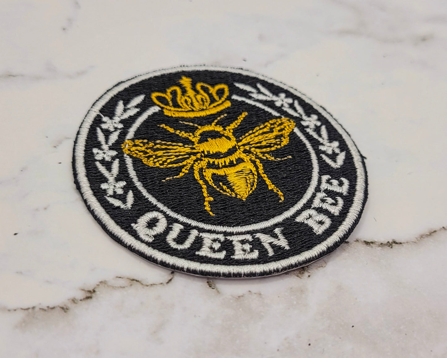 Queen Bee Embroidered Patch