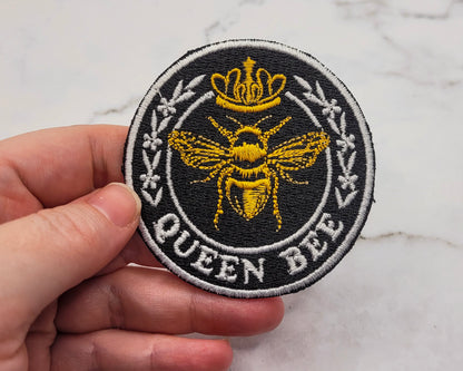 Queen Bee Embroidered Patch