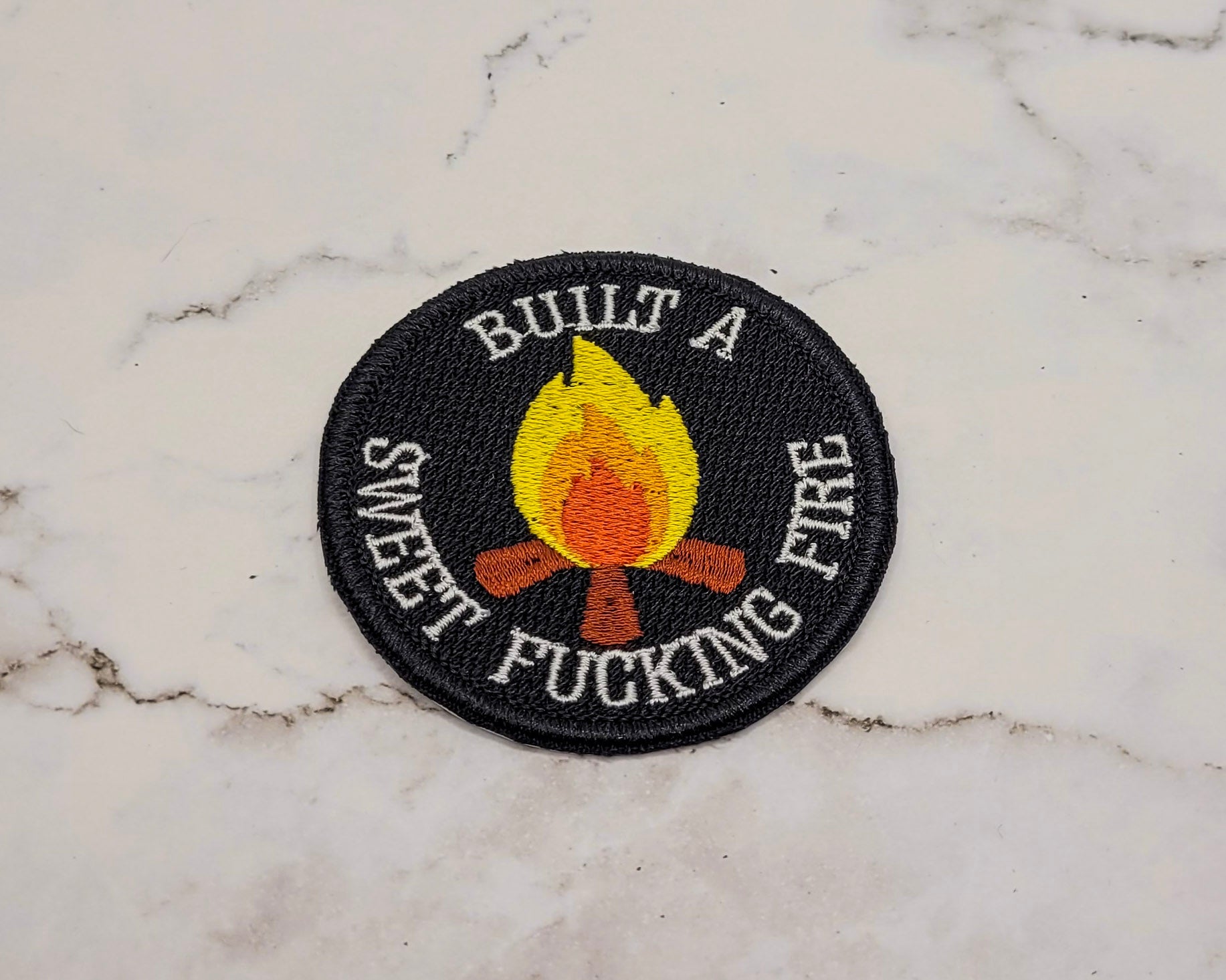 Built A Sweet Fucking Fire Merit Badge