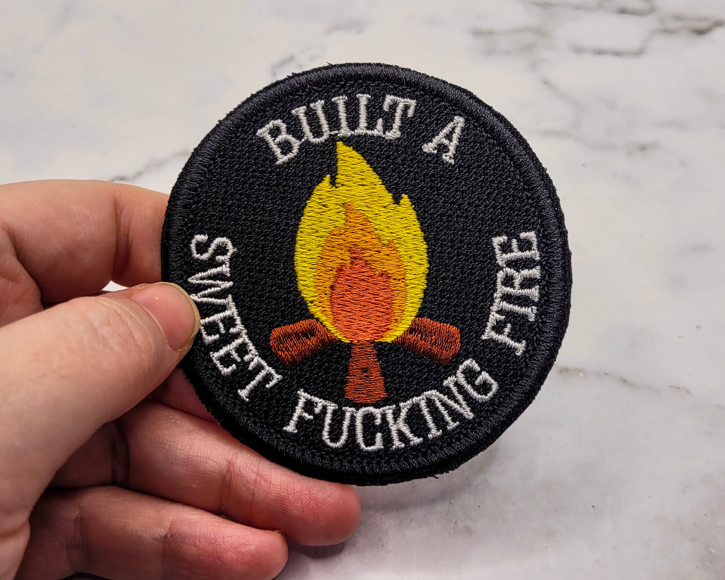 Built A Sweet Fucking Fire Merit Badge