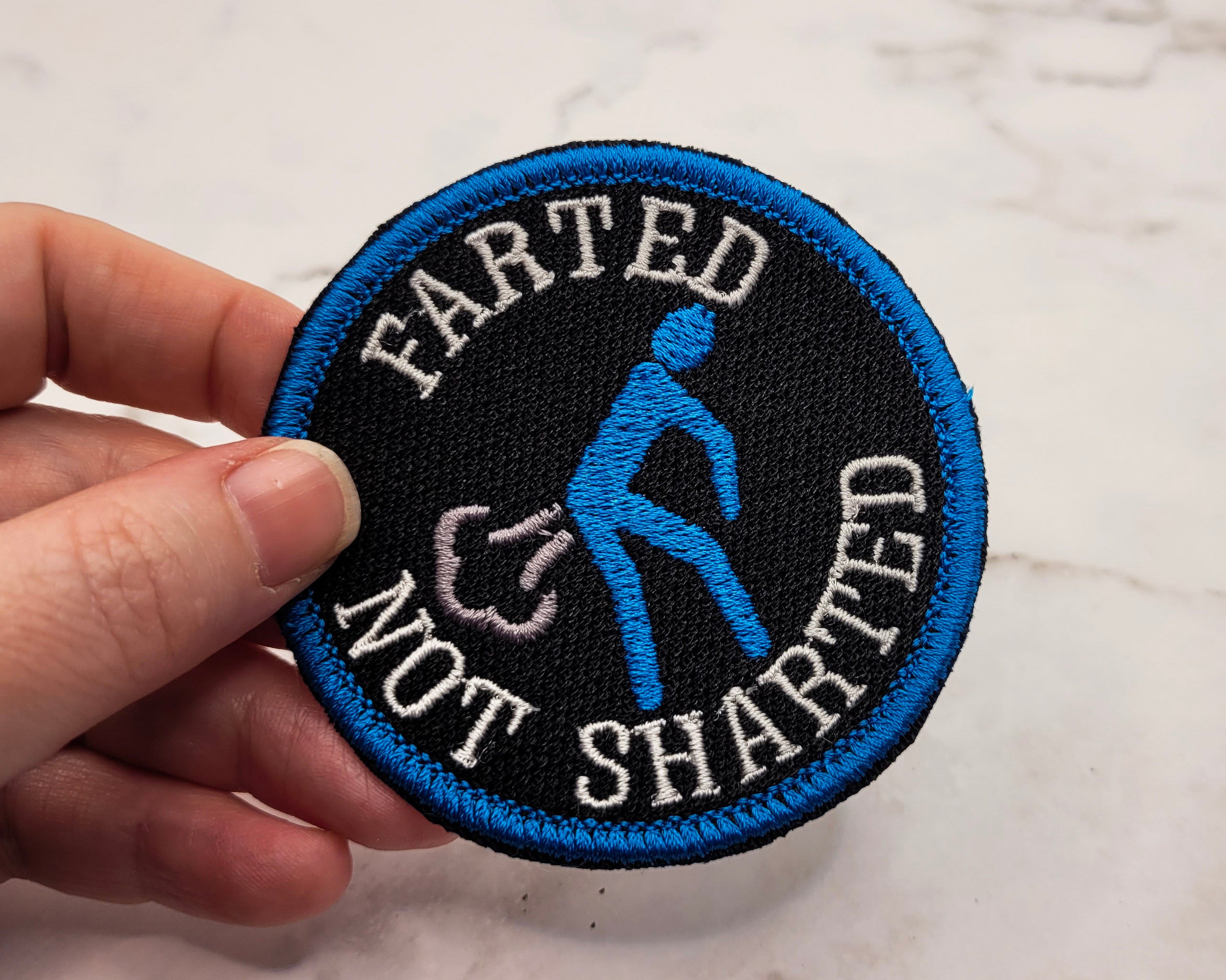 Farted Not Sharted Embroidered Patch