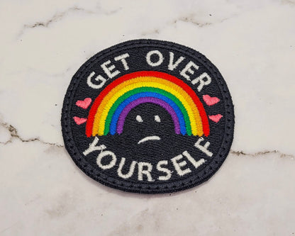 Get Over Yourself Embroidered Patch