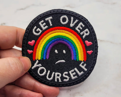 Get Over Yourself Embroidered Patch