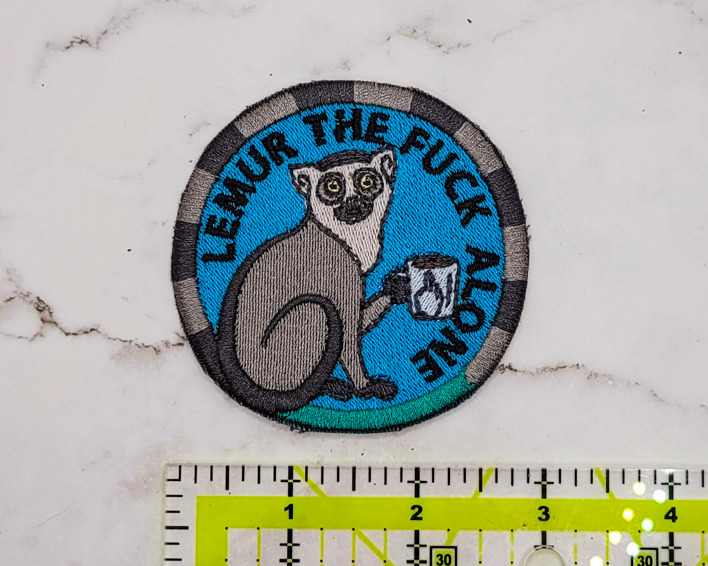 Patch brodé Lémurien seul 
