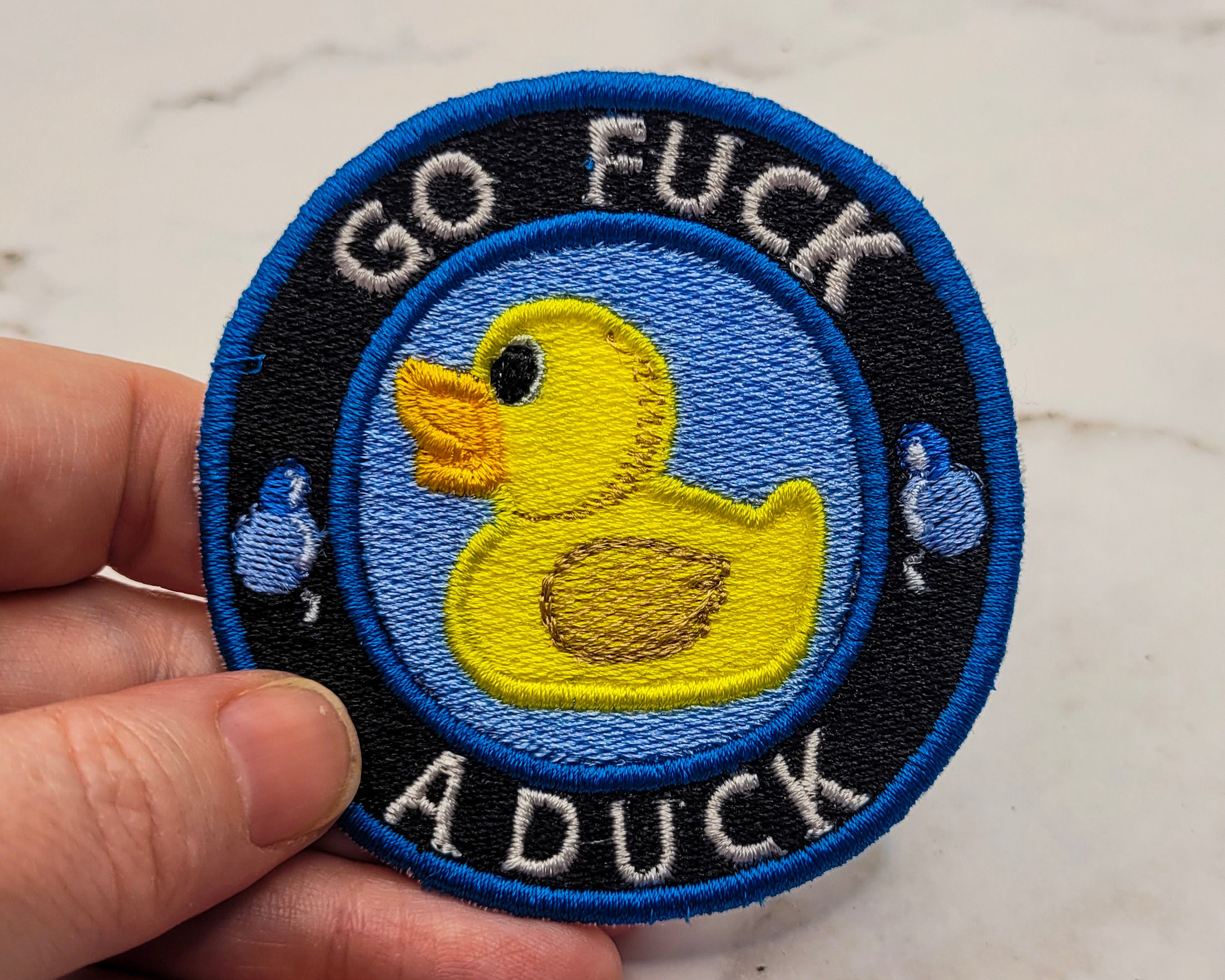 Patch brodé « Go Fuck a Duck » 