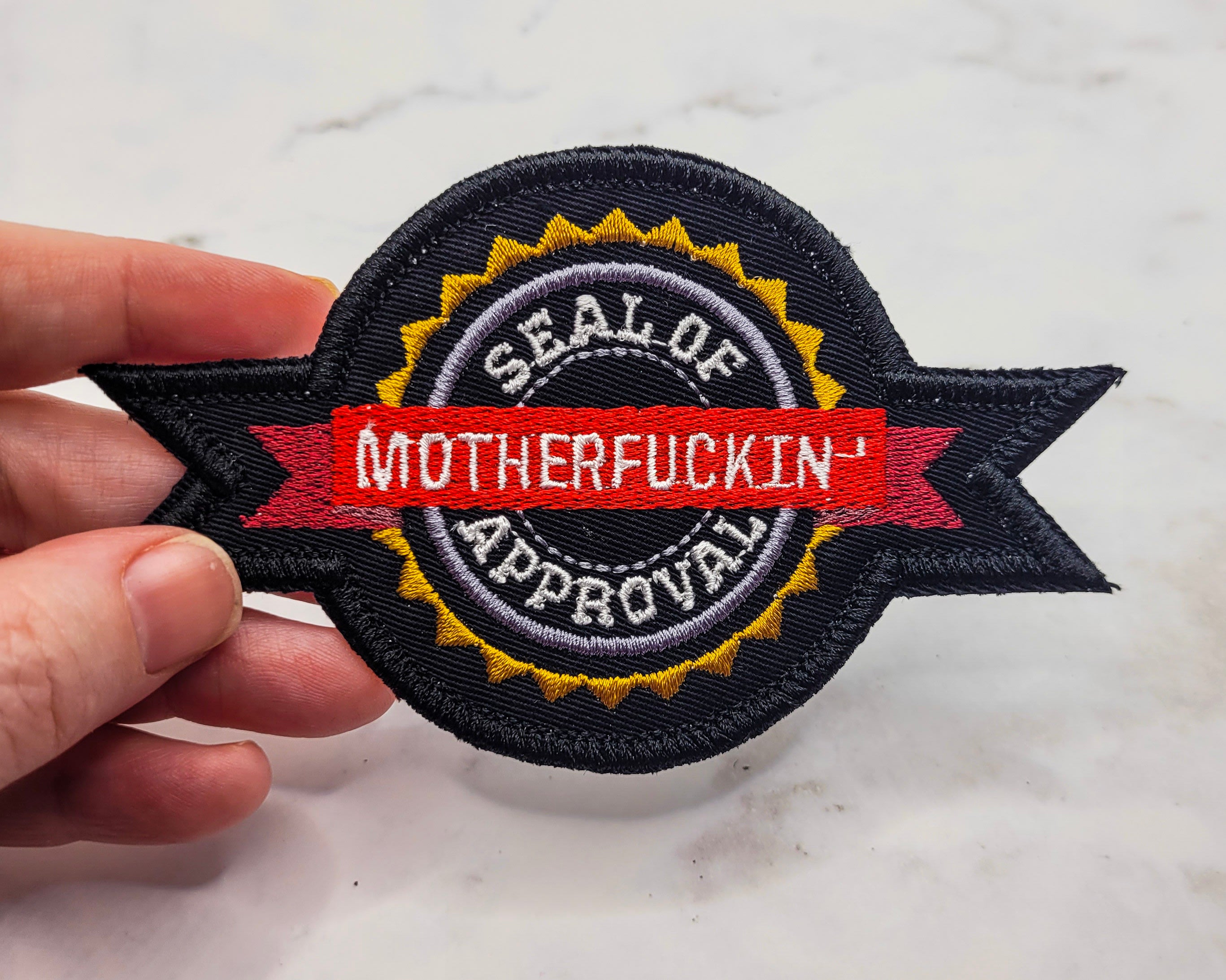 Seal of Motherfuckin' Approval Embroidered Patch