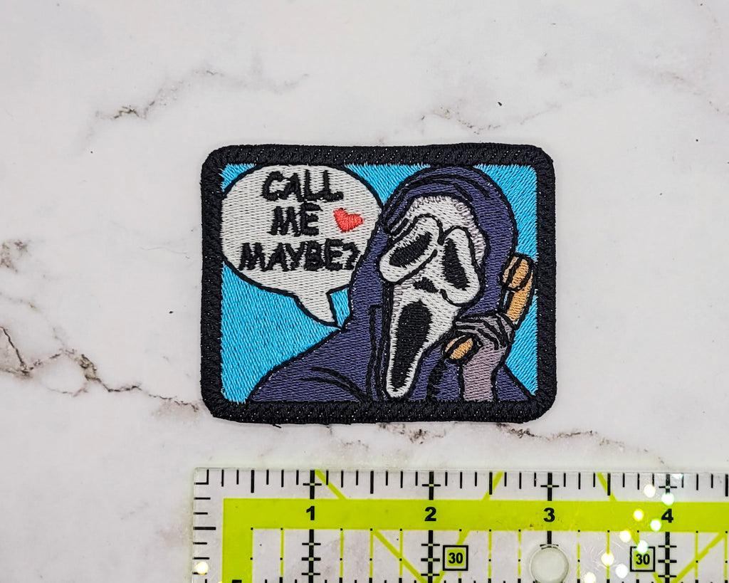 Call Me Maybe? Embroidered Patch