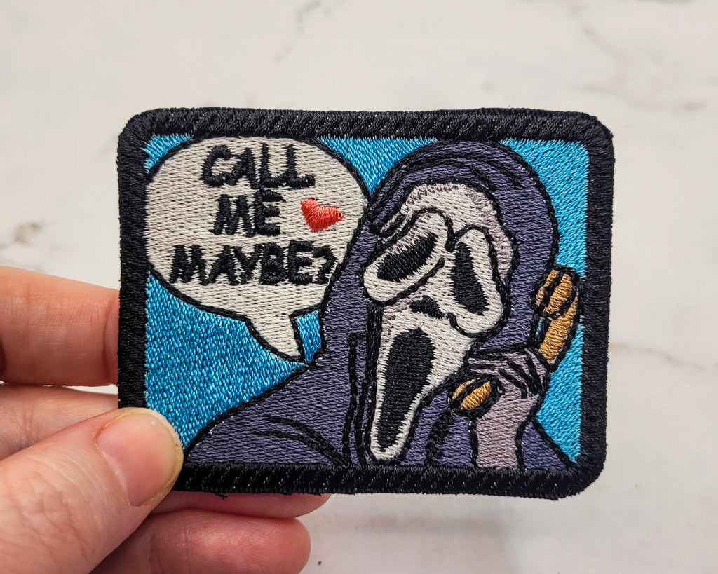 Call Me Maybe? Embroidered Patch