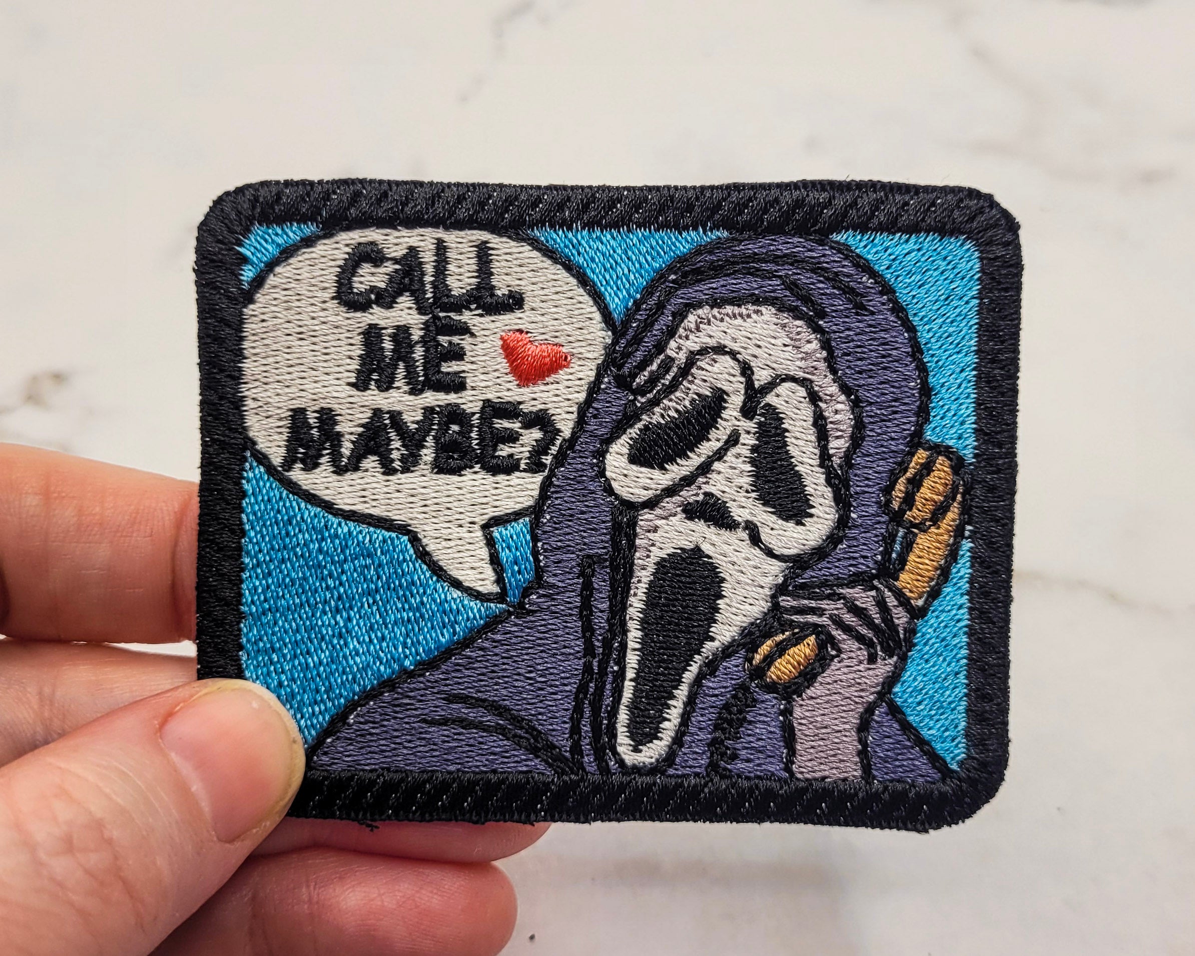 Call Me Maybe? Embroidered Patch