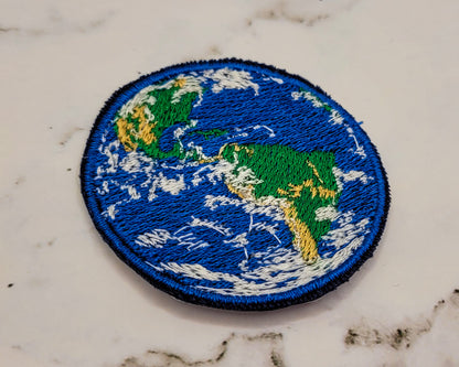 Planet Earth Embroidered Patch