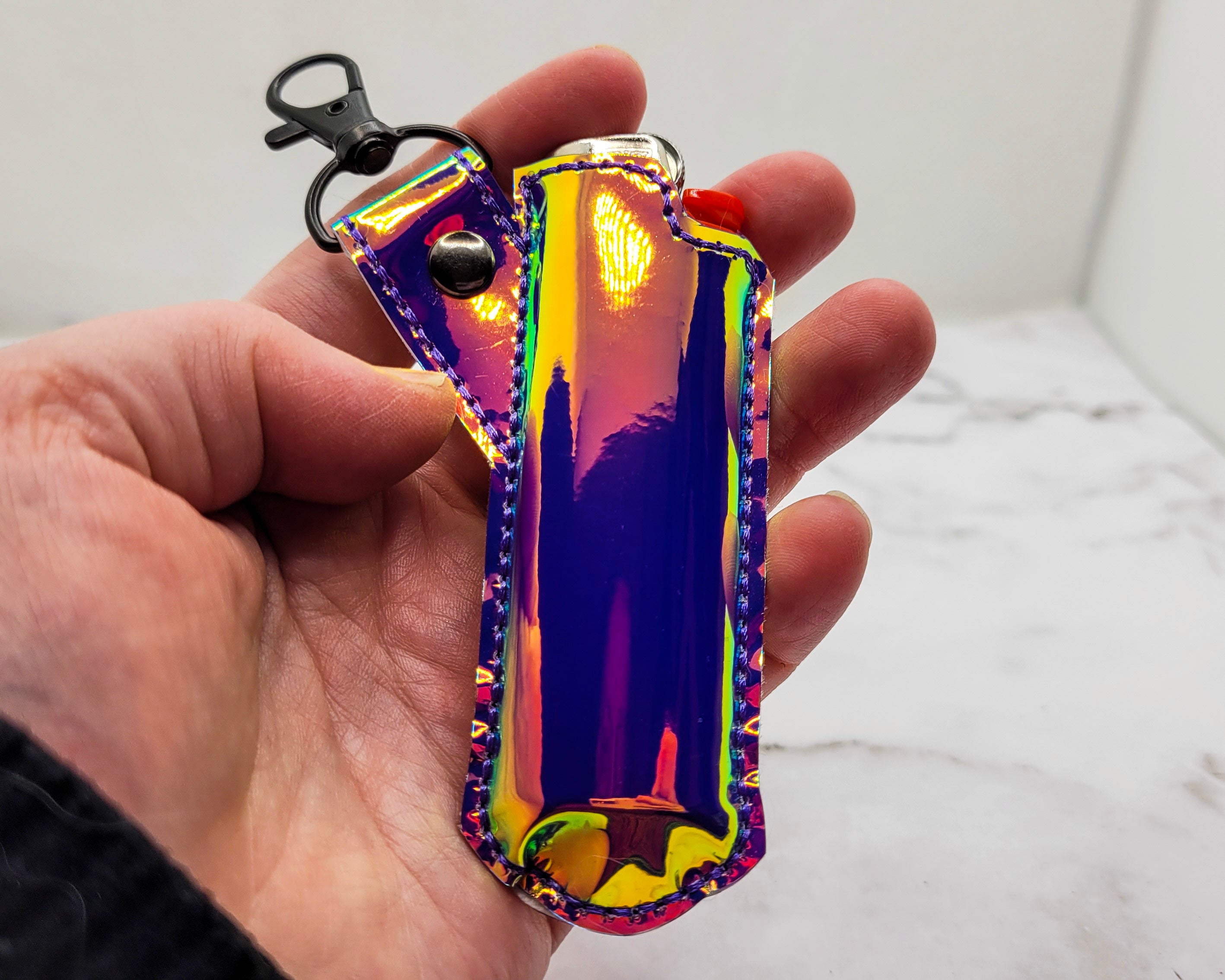Gasoline Colour-Shifting Lighter Case