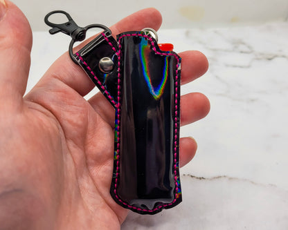 Black Holographic Lighter Case