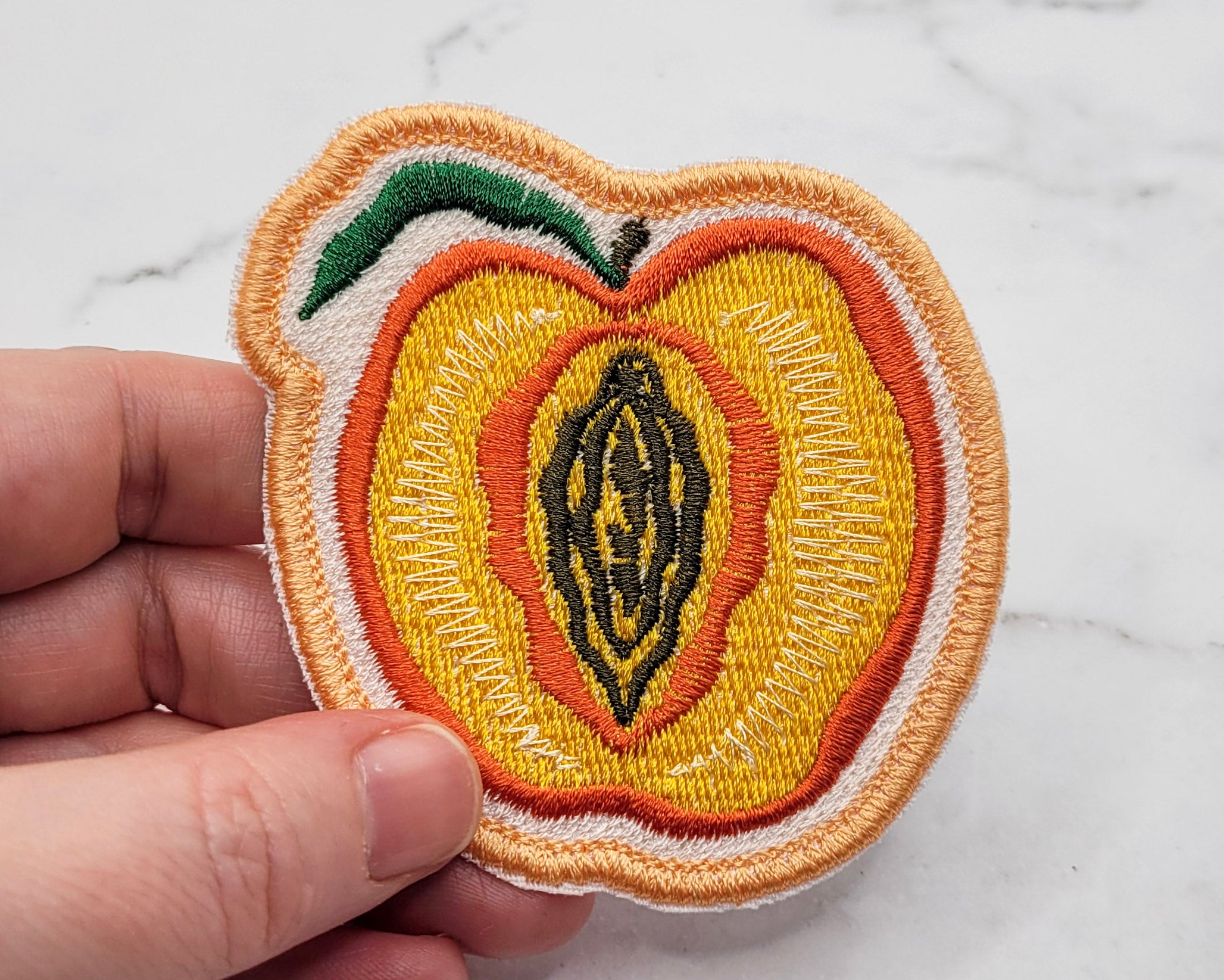 Peach Vulva Patch