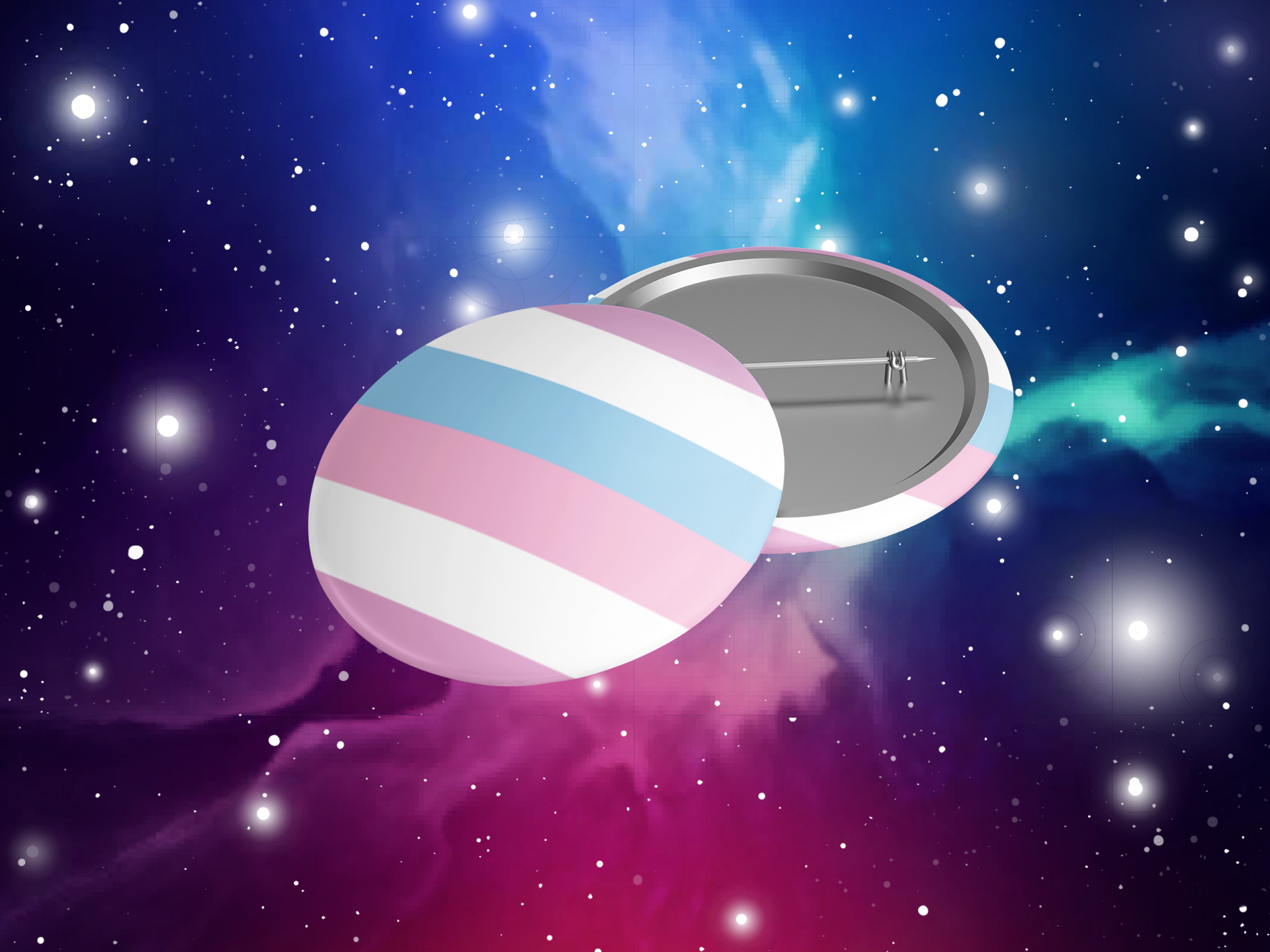 Bigender Flag Pinback Button