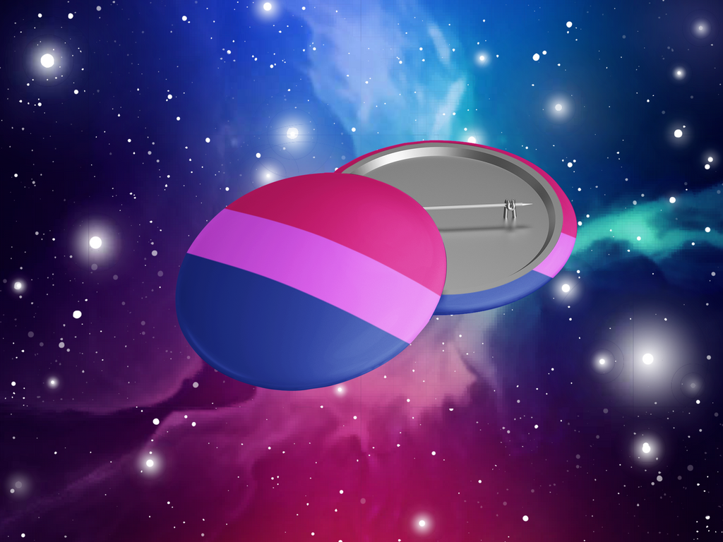 Bisexual Flag Pinback Button