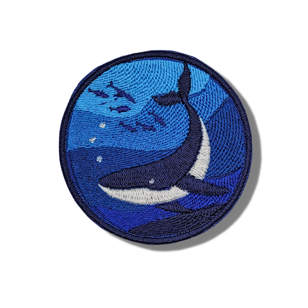 Patch de baleine bleue