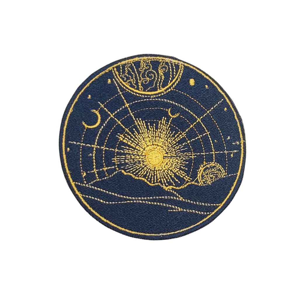 Celestial Skies Embroidered Iron On Patch