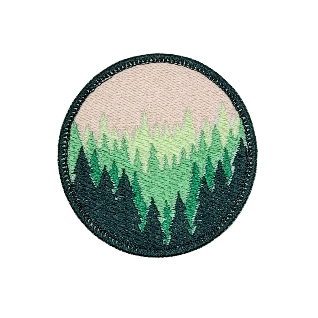 Deep Forest Embroidered Patch