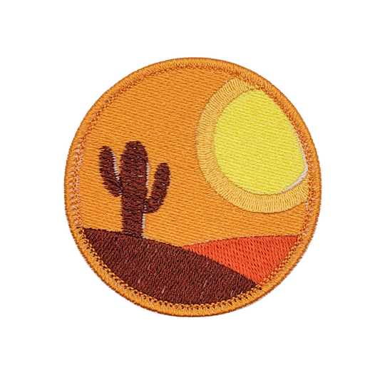 Desert Sunset Embroidered Patch