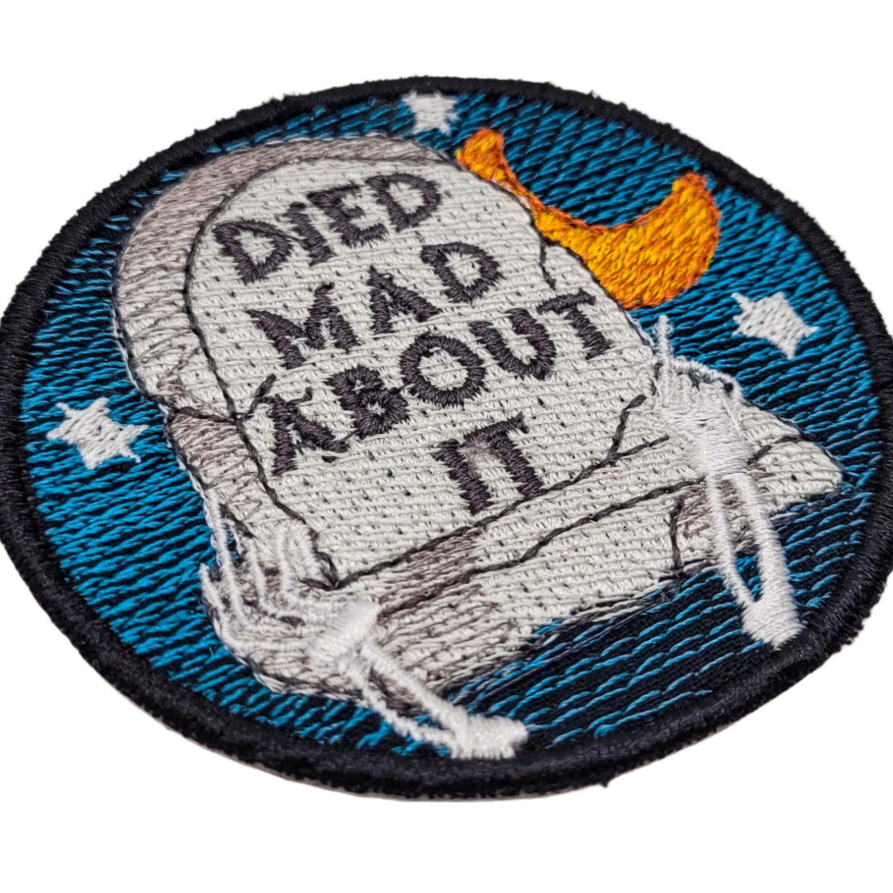 Died Mad About It Embroidered Patch