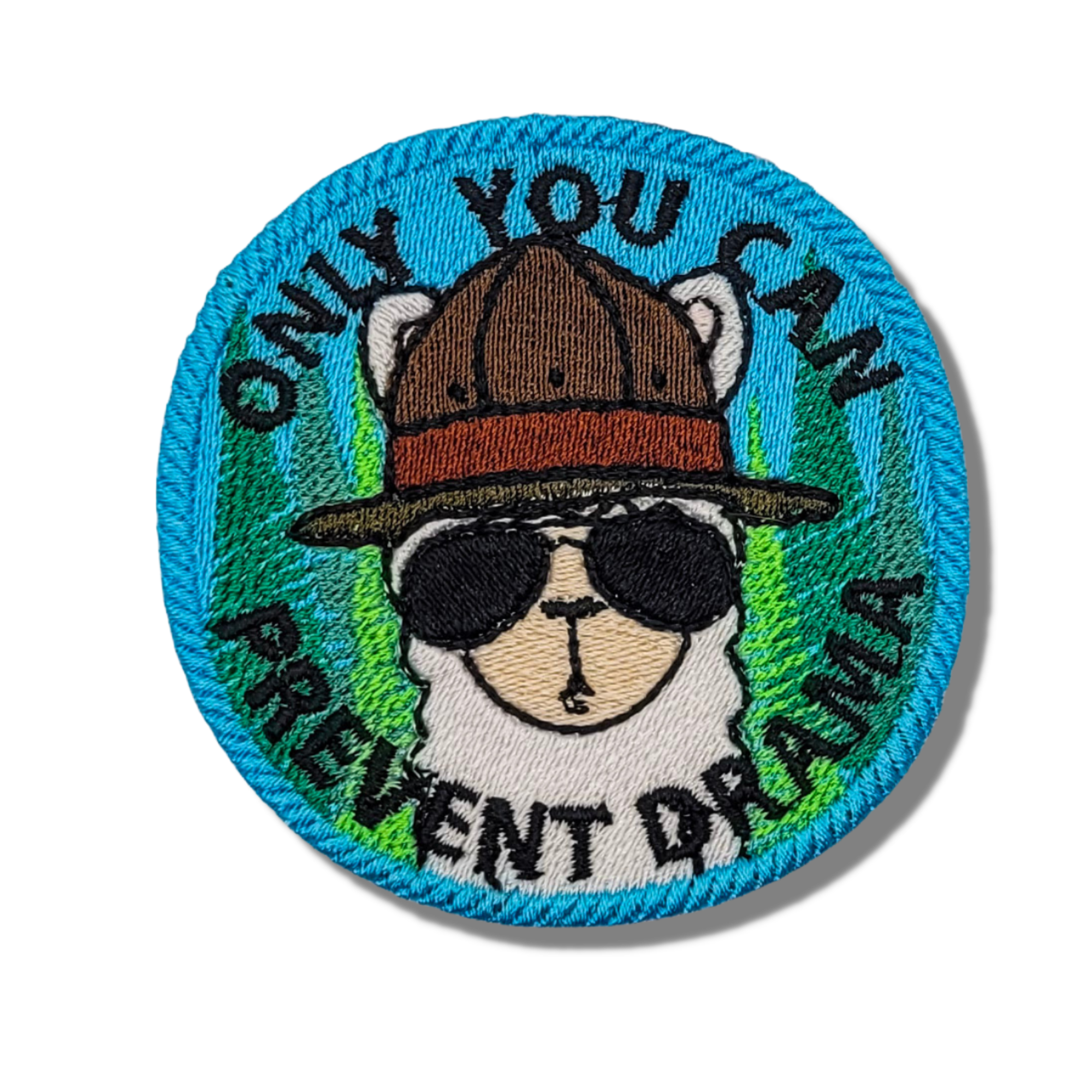 Seul vous pouvez empêcher le drame Patch brodé Lama 
